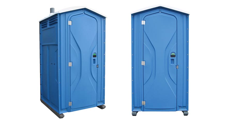 Long-term porta potty units on site in Wilmington, North Carolina